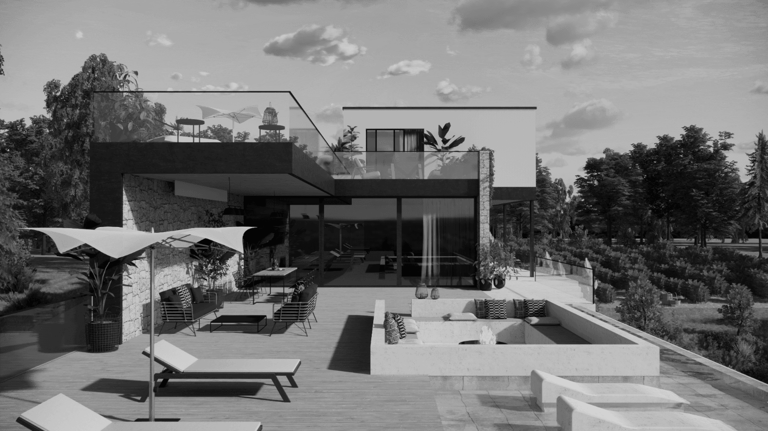 sopot-weekend-house-bw
